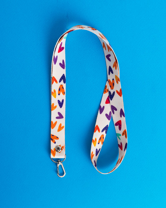 Lanyard Heart Amarillo