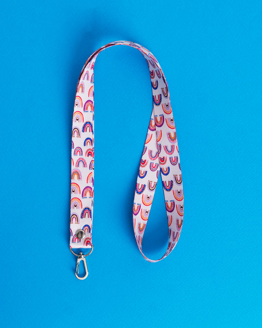 Lanyard Arcoiris Morado