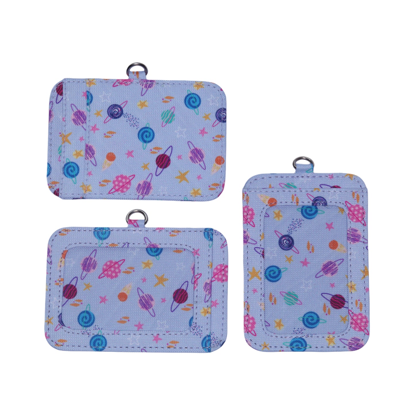 Porta Documentos Planetas Lila