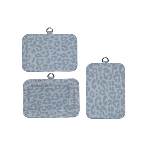 Porta Documentos Animal Print Beige