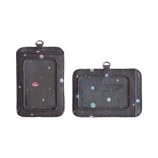 Porta Documentos Planetas Negro