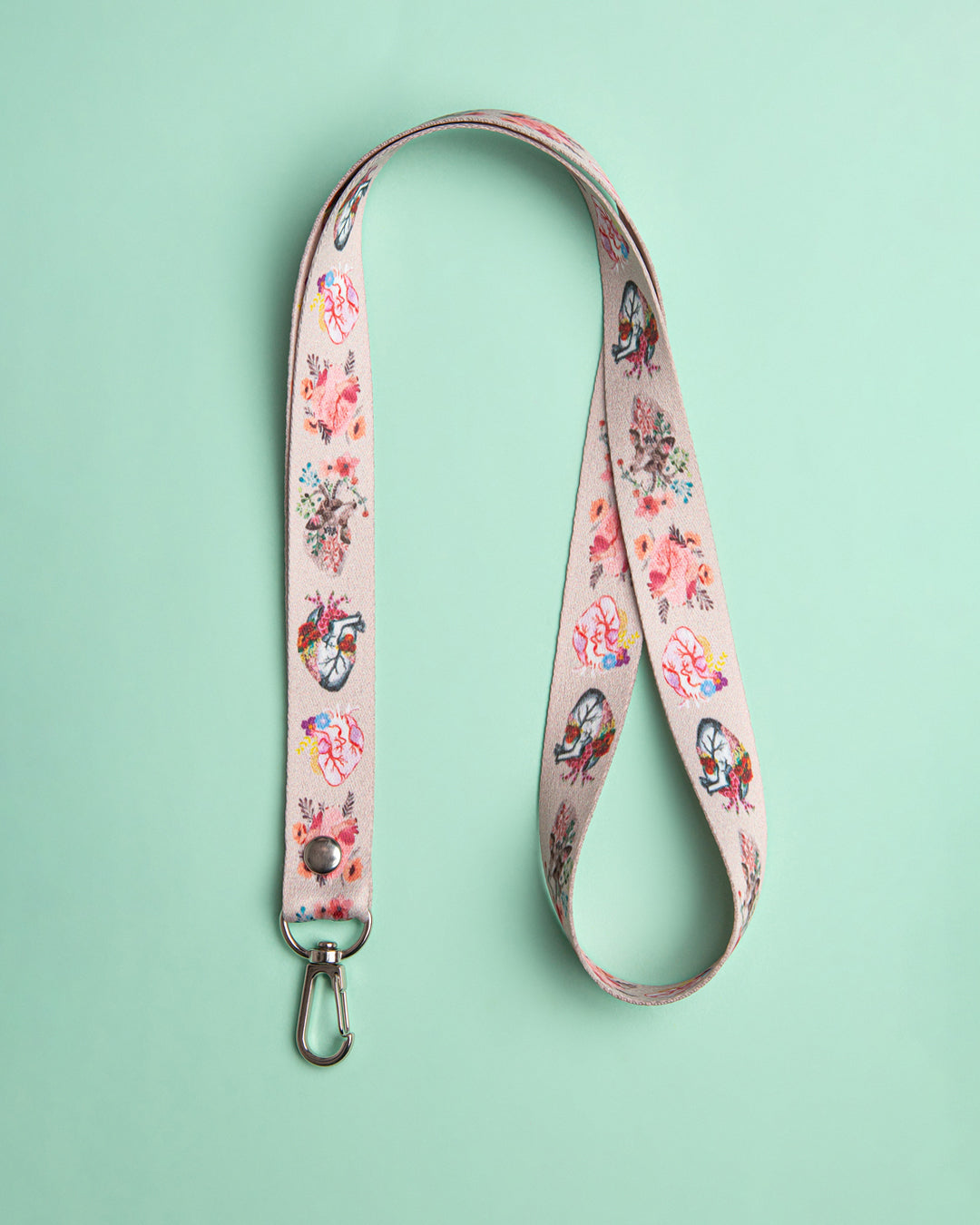 Lanyard Heart Rosa
