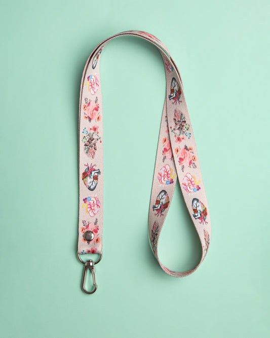 Lanyard Heart Rosa